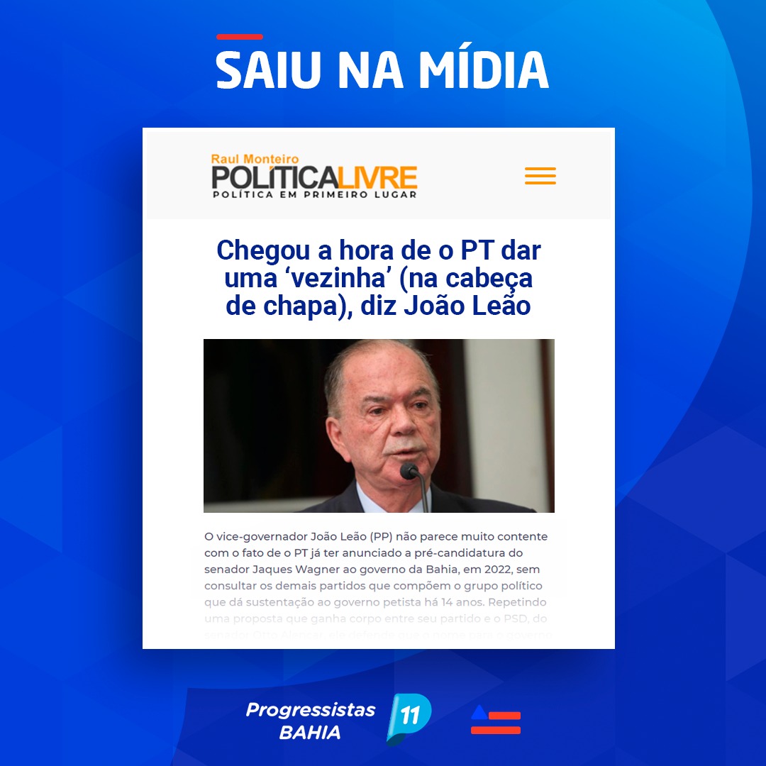 Progressistas da Bahia Desenvolvimento como base o Progresso